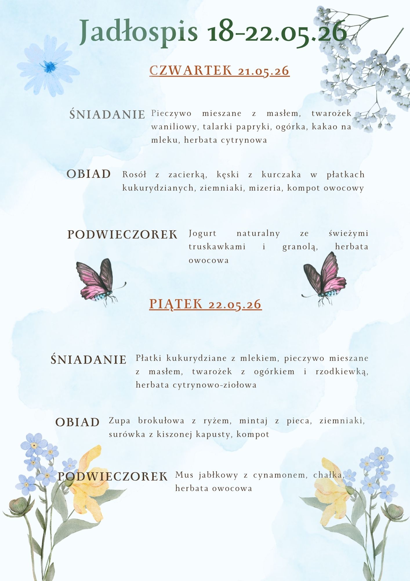 Jadłospis 18 22.05.262